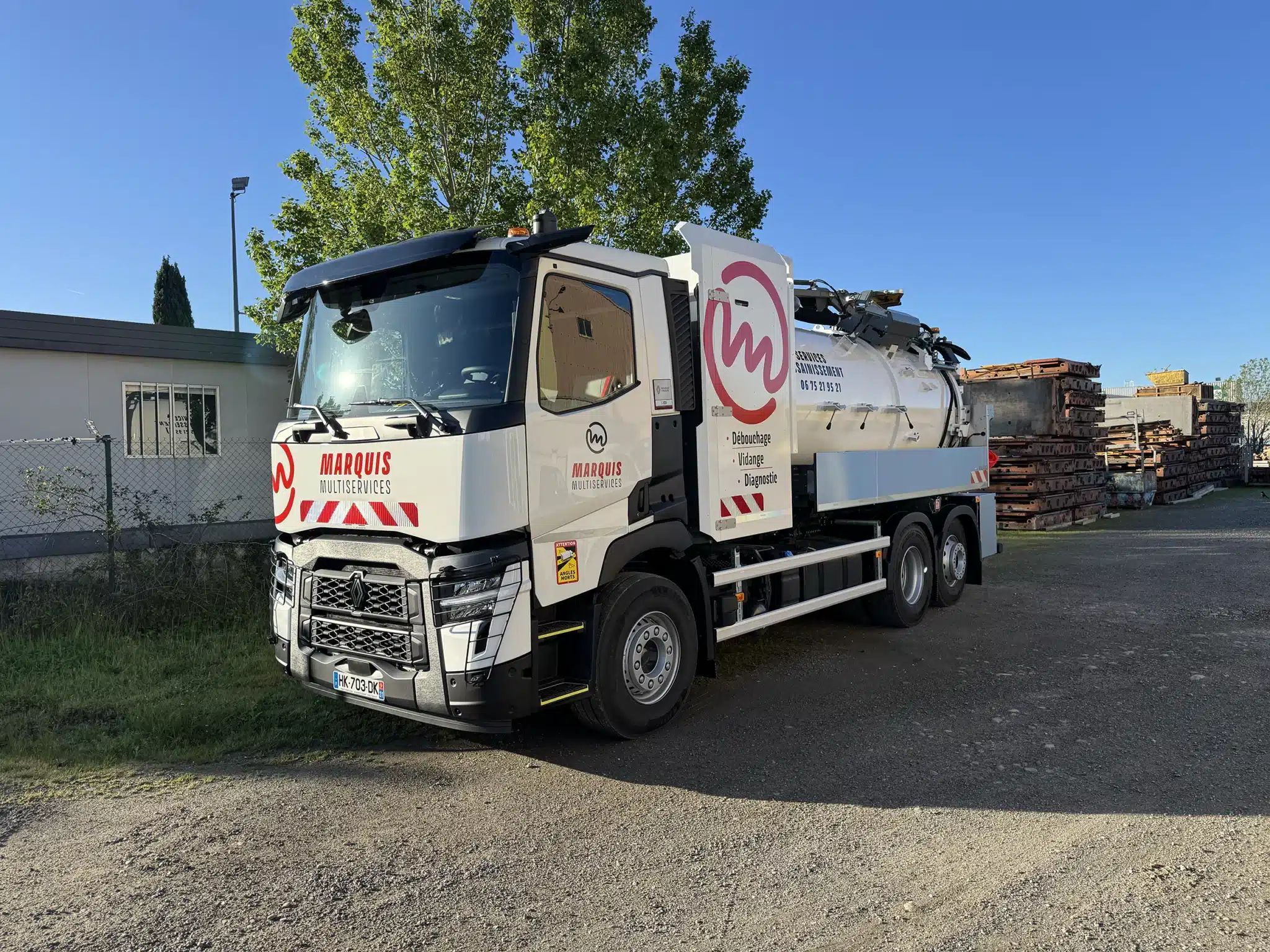 marquis multiservices flotte camion intervention